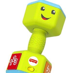 Fisher Price Laugh and Learn Countin Reps Dumbbell Brand New!